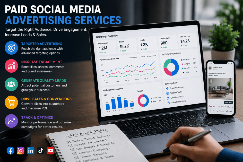 Paid Social Media Advertising Services That Deliver Measurable Growth