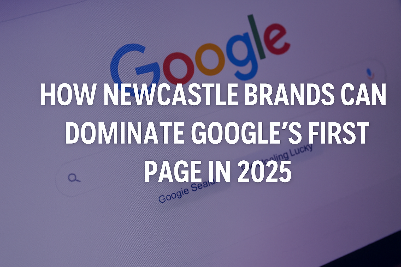 How Newcastle Brands Can Dominate Google’s First Page in 2025