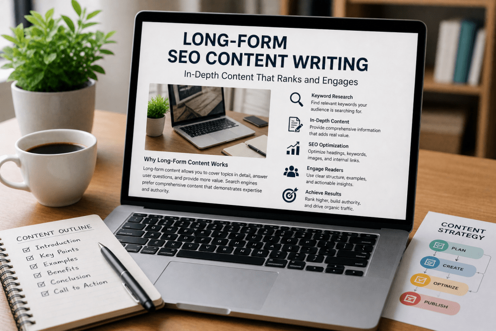 Long-Form SEO Content Writing: A Complete Guide to Ranking and Engagement